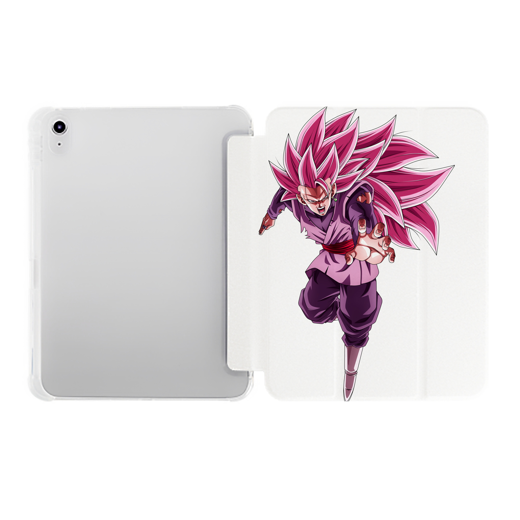 （画像用） ドラゴンボール ベジット DRAGON BALL Vegetto IPad ケース ペン収納付き 三つ折りスタンド PUレザー×シリコン 対応機種9.5/10.5/10.9インチ